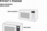 Microwave Ovens Manual