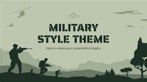 Military Slides Template