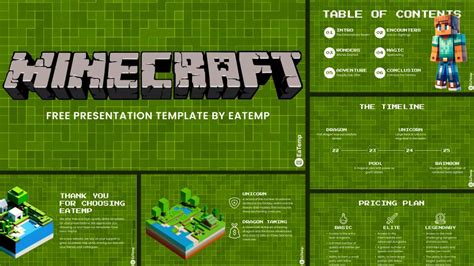 Minecraft Powerpoint Template
