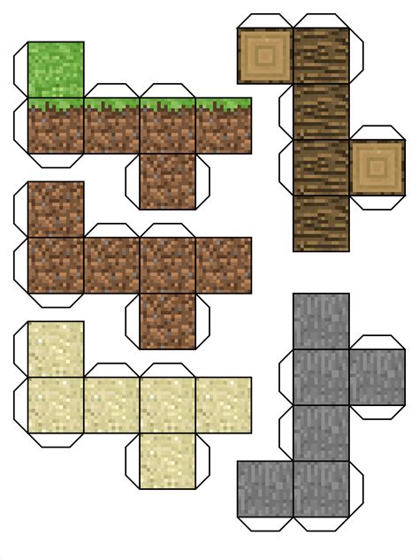 Minecraft Templates Printable