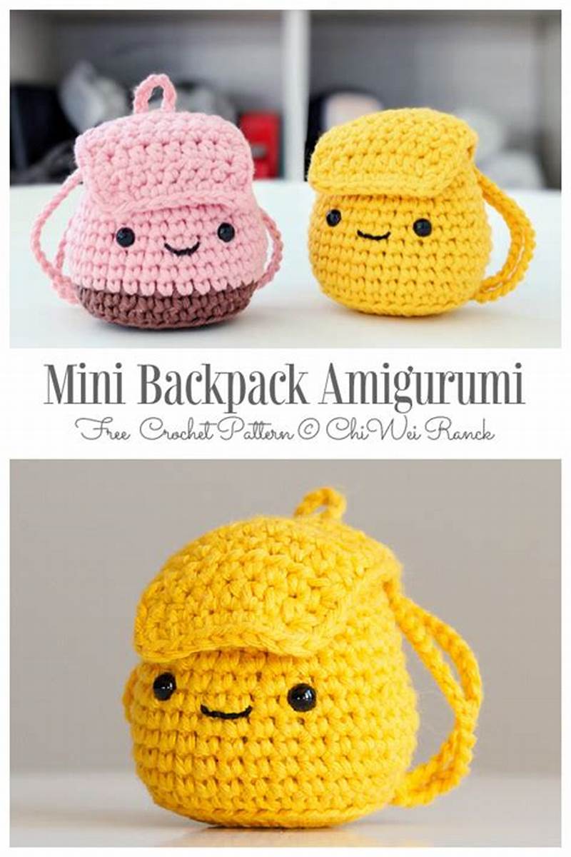 Mini Backpack Crochet Pattern Free