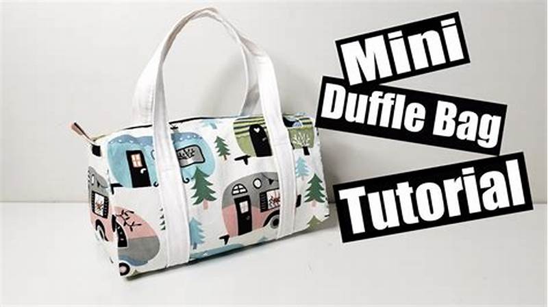 Mini Duffle Bag Pattern