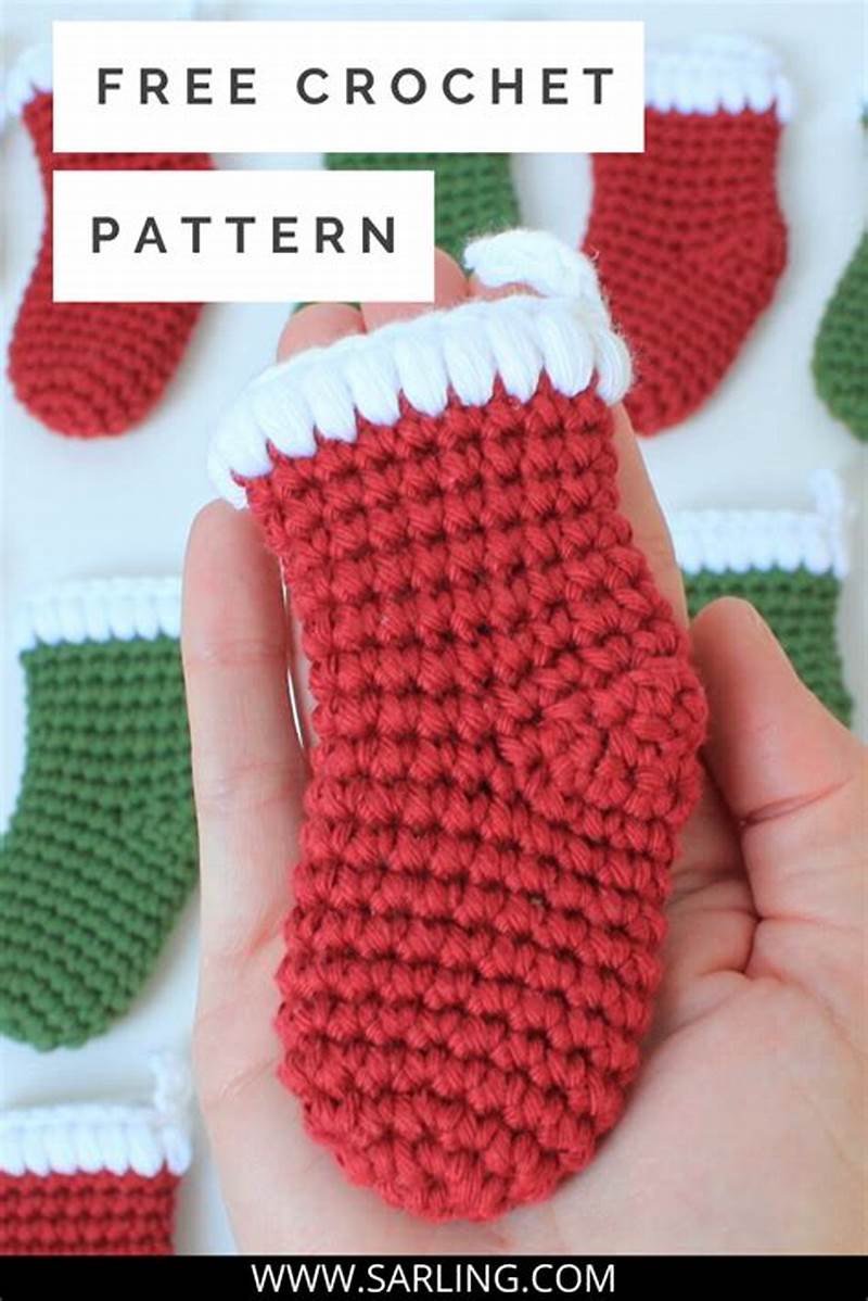 Mini Stocking Crochet Pattern Free