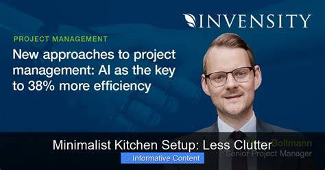 Minimalist Kitchen Setup: Less Clutter
