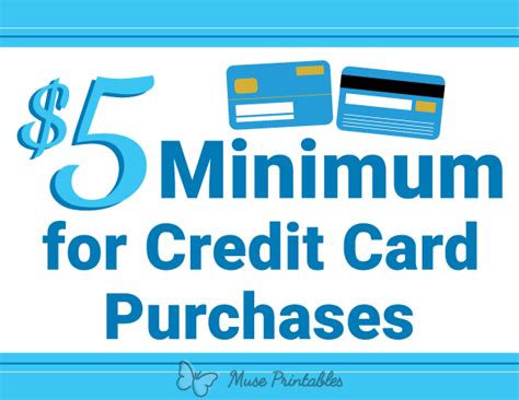 Minimum card purchase