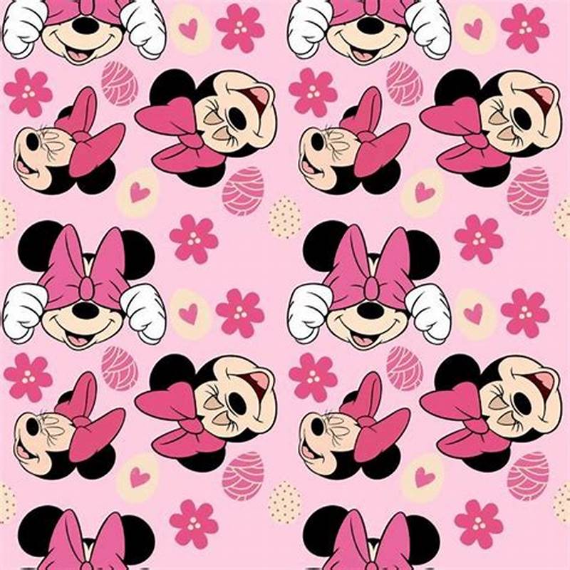 Minnie Mouse Pattern Background