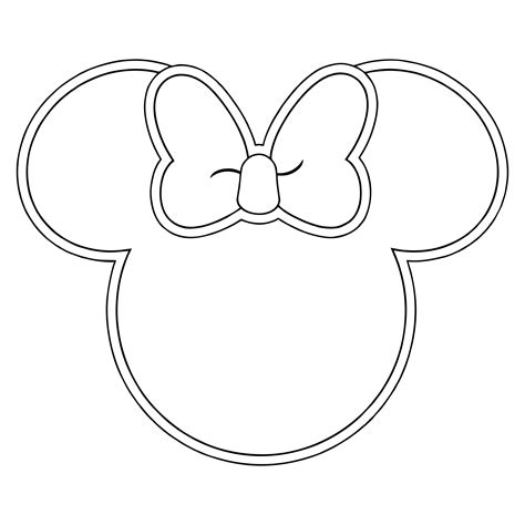 Minnie Mouse Template To Print