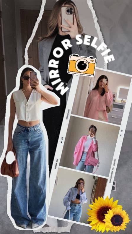 Mirror Selfie Template