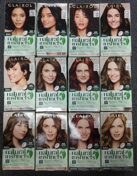 Miss Clairol Hair Color Chart