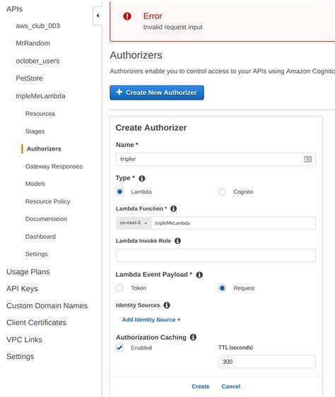 Missing Authentication Token while accessing API Gateway