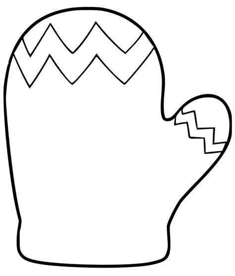 Mitten Coloring Pages Printable