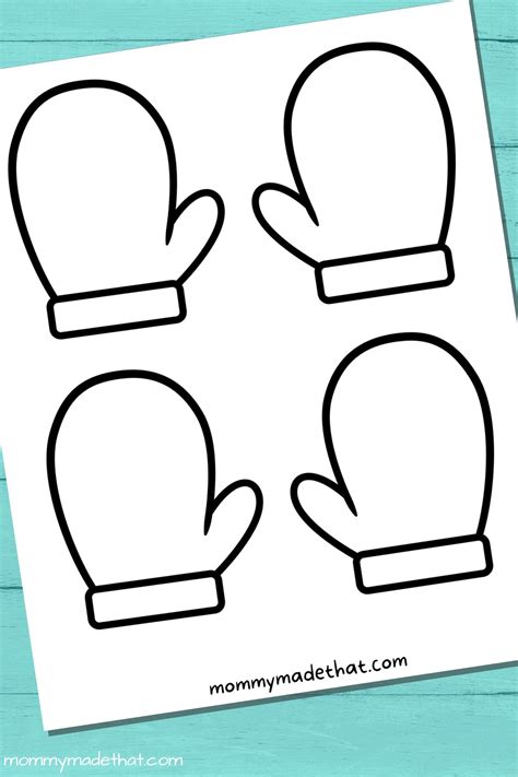 Mitten Template To Print