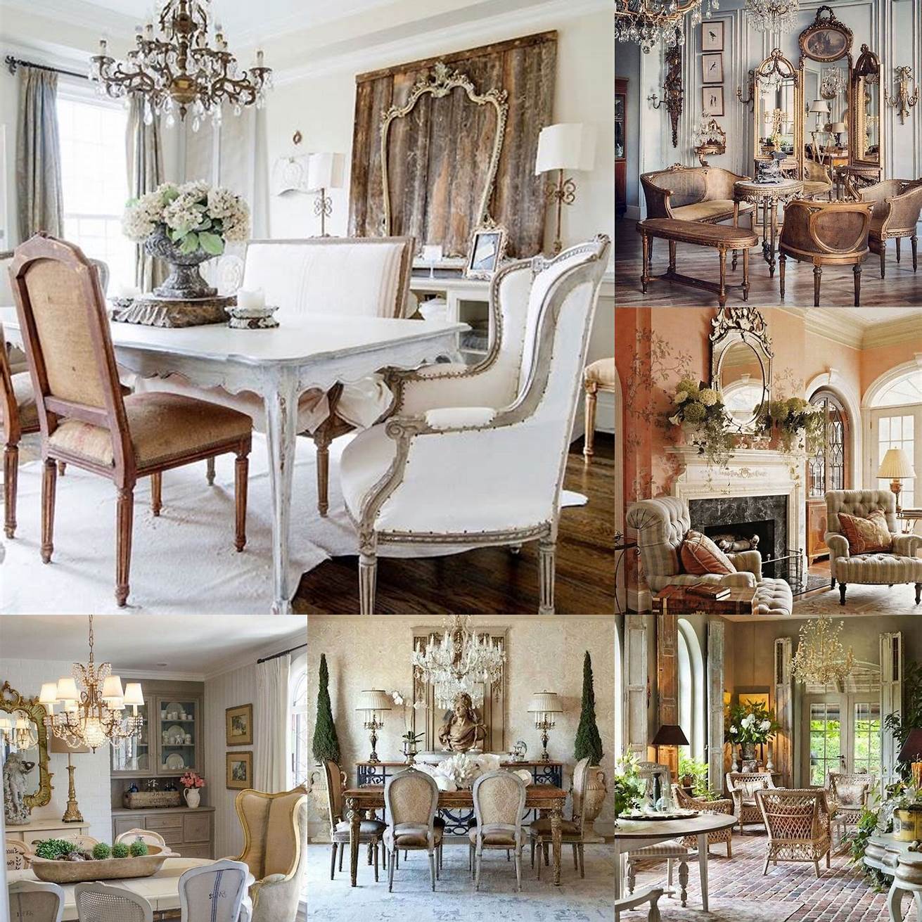 Mix and match French Provincial furniture with other styles to create a unique and personalized look