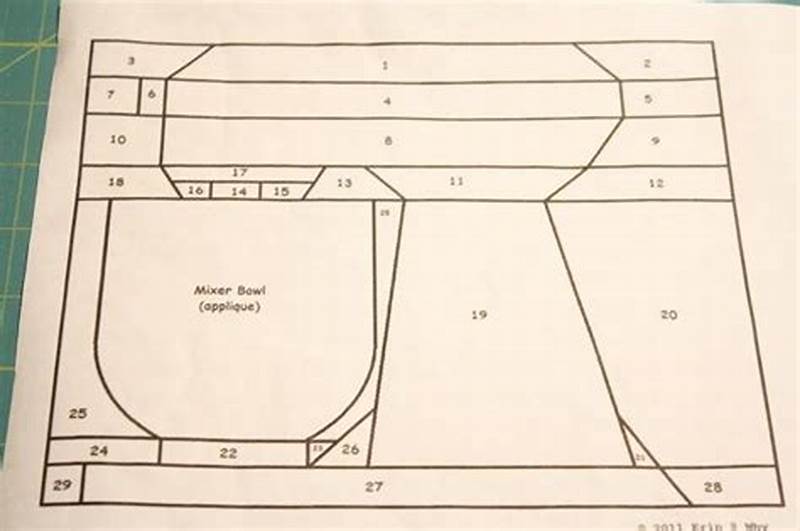 Mixer Cover Kitchenaid Pattern