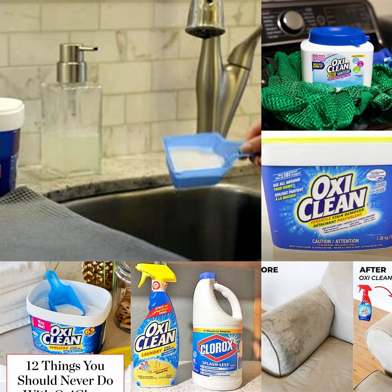 Mixing the OxiClean Solution