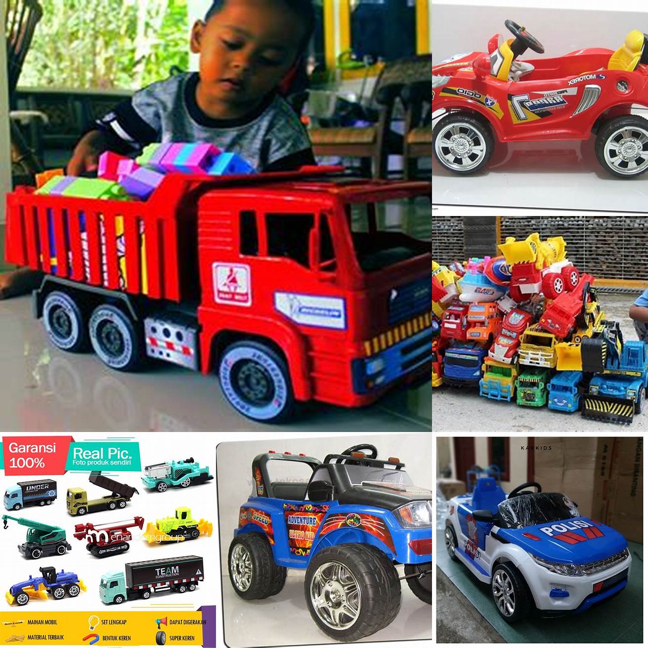 Mobil Mainan Anak-anak Laki-laki