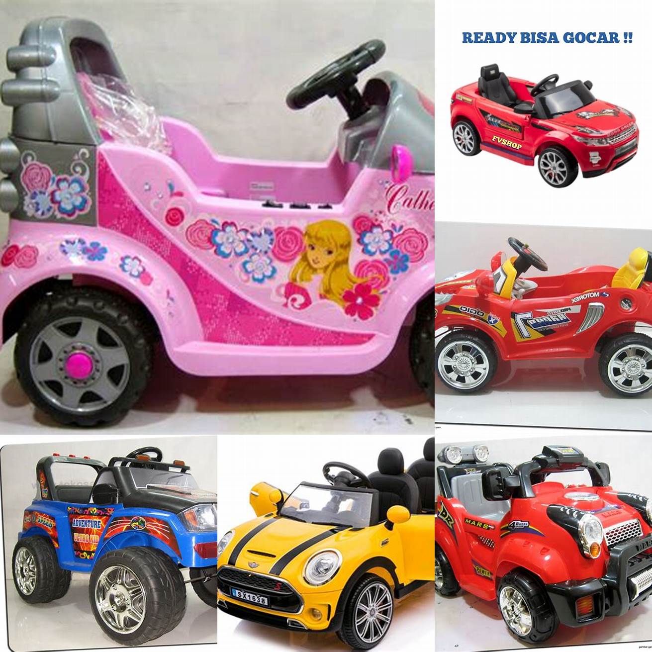 Mobil Mainan Anak-anak Perempuan
