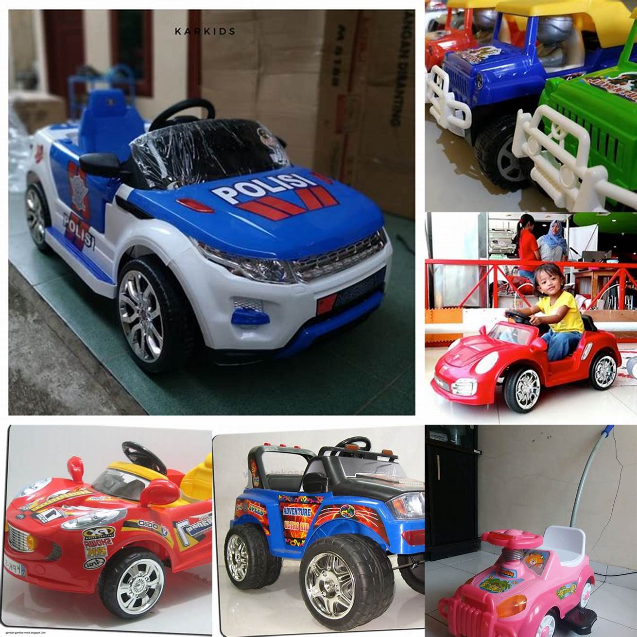 Mobil Mobilan Anak Bertema Karakter