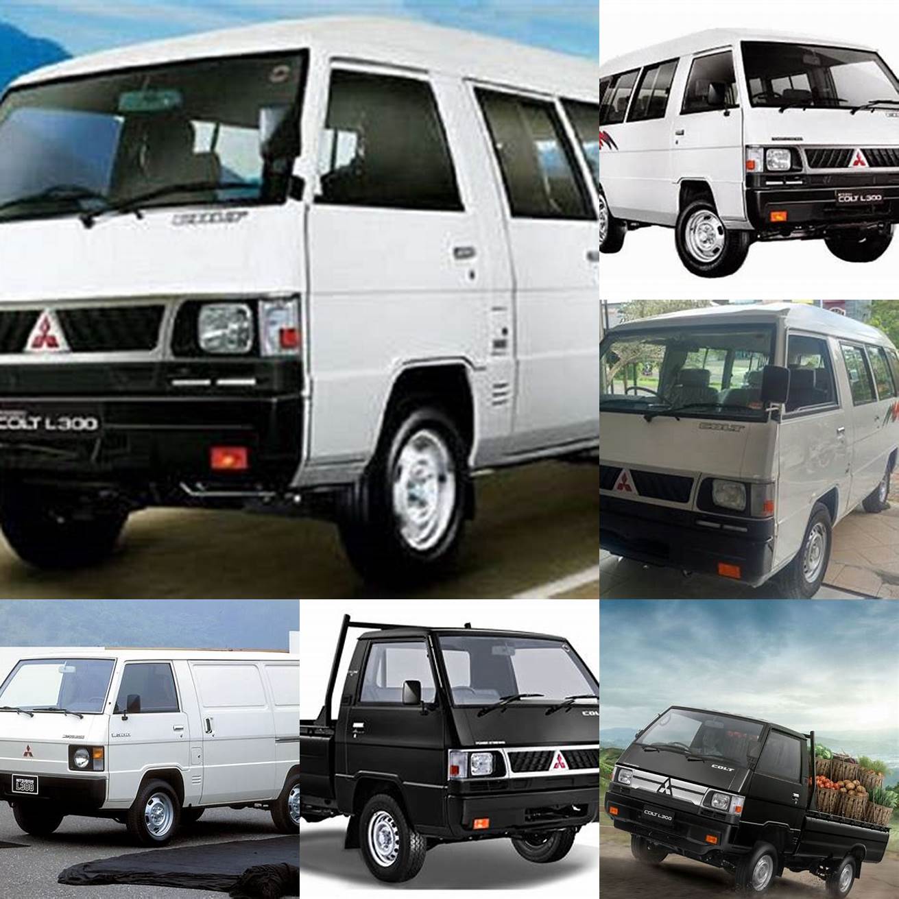 Mobil travel jenis Mitsubishi L300 dengan kapasitas 10 penumpang