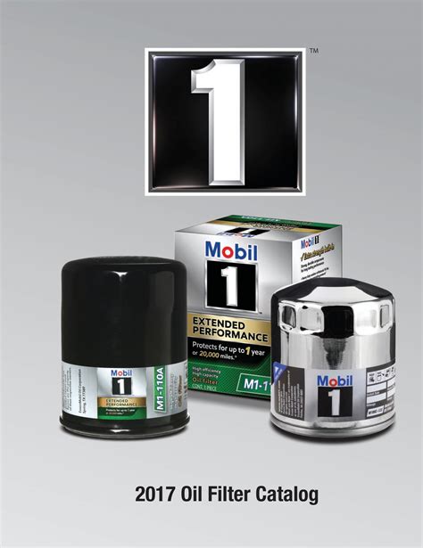 Mobil Oil Filter Catalog