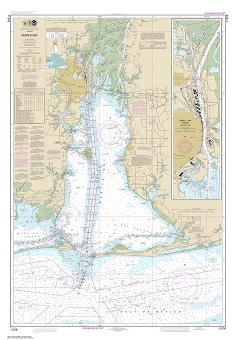 Mobile Bay Water Depth Chart