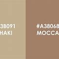 Mocca dan coklat adalah dua warna yang sering digunakan dalam dunia fashion dan desain grafis.