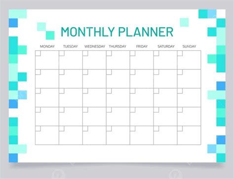 Mock Calendar Template
