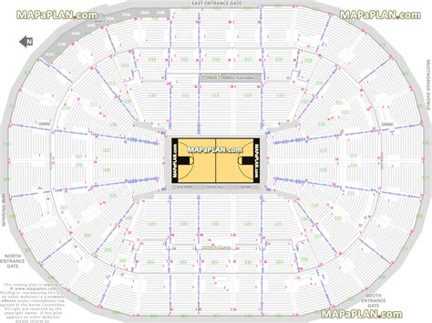 Moda Center Seat Chart