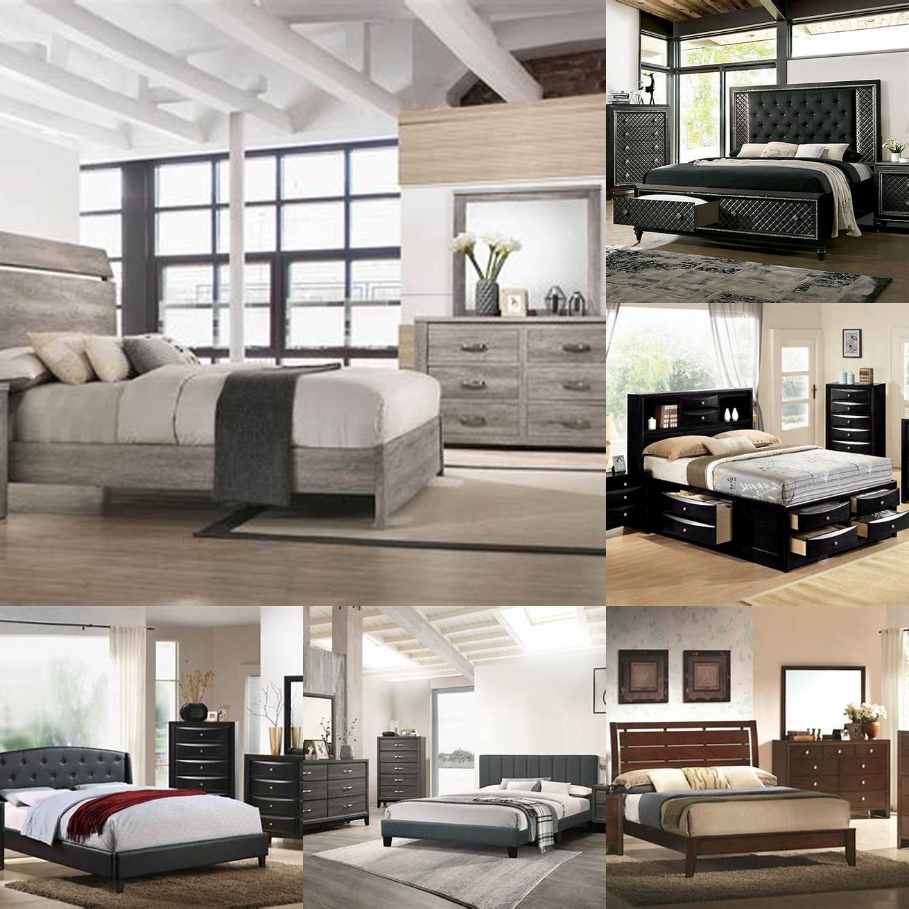 Modern Queen Bedroom Furniture Set