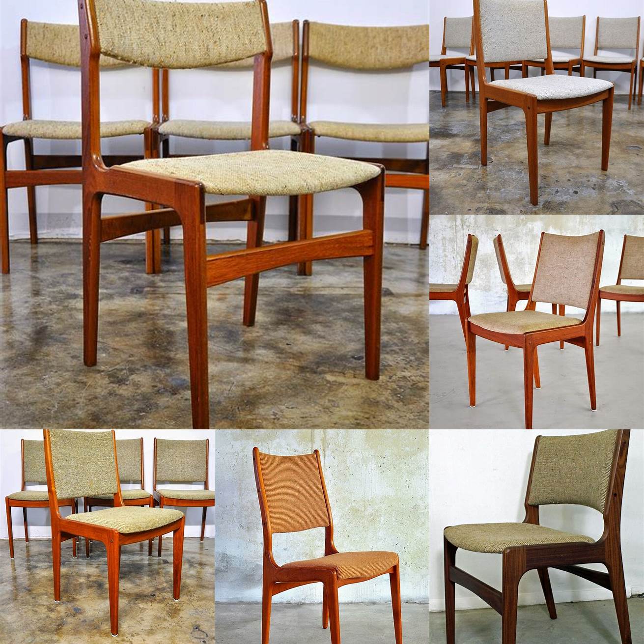 Modern Teak Dining Chairs