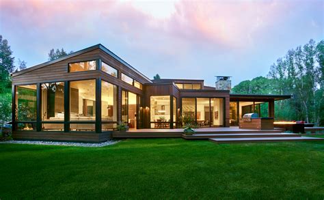 desain rumah amerika modern
