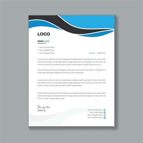 Professional Letterhead Example 2