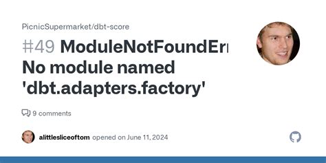 Modulenotfounderror No Module Named Dbt Adapters Catalogs