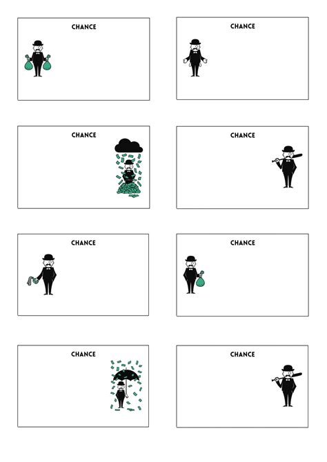 Monopoly Chance Card Template