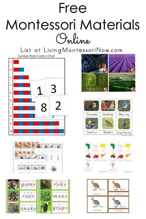 Montessor Printables