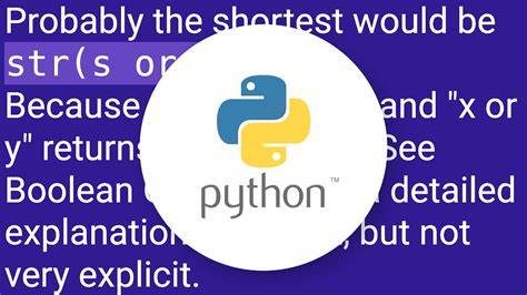 Most idiomatic way to convert None to empty string closed