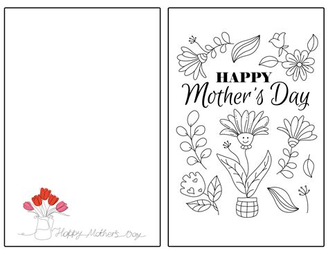 Mothers Day Card Template
