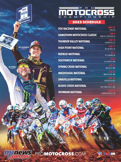 Motocross Calendar 2029