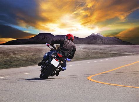Motorcycle Rider Back V… 