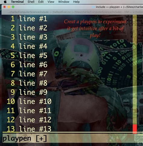 Move entire line up and down in Vim