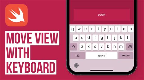 Move view with keyboard using Swift