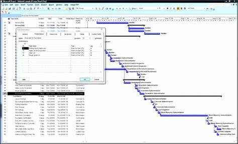 Ms Project Construction Templates Free Downloads