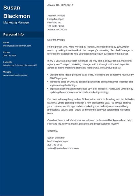 Ms Word Cover Letter Template