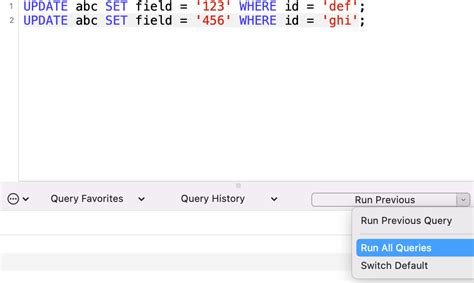 Multiple Updates in MySQL