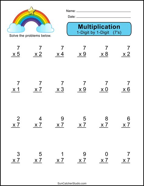 Multiplication Worksheets Printable Free