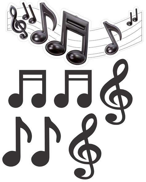 Music Cake Topper Printable