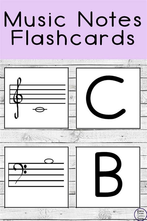 Music Flashcards Printable
