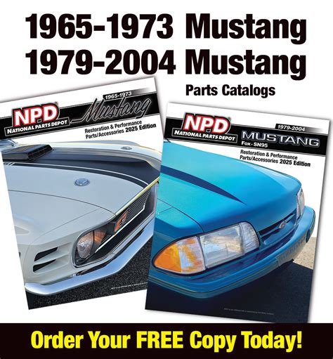 Mustang Parts Catalogs Free