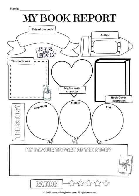 My Book Report Template