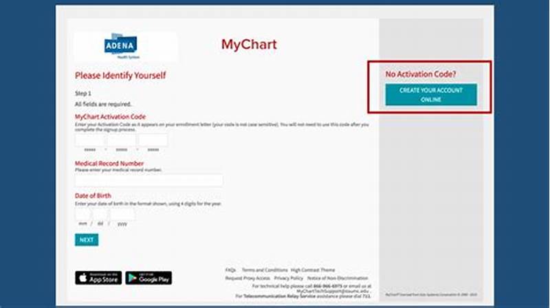 My Chart Sign Up Activation Code